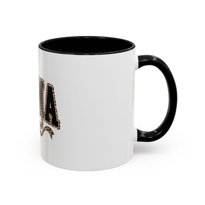 Mama Leopard Accent Coffee Mug — 11/15 oz Gift for Moms