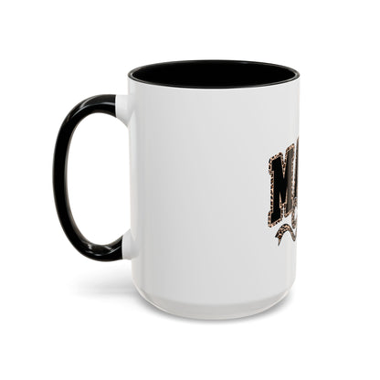 Mama Leopard Accent Coffee Mug — 11/15 oz Gift for Moms