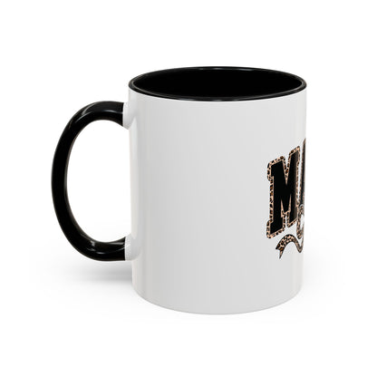 Mama Leopard Accent Coffee Mug — 11/15 oz Gift for Moms