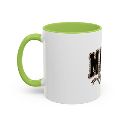 Mama Leopard Accent Coffee Mug — 11/15 oz Gift for Moms
