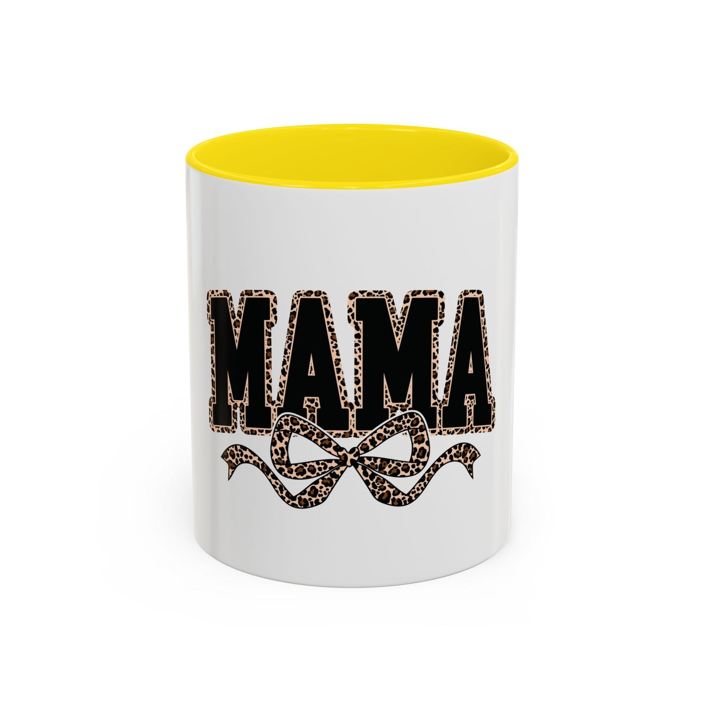 Mama Leopard Accent Coffee Mug — 11/15 oz Gift for Moms