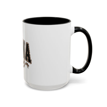 Mama Leopard Accent Coffee Mug — 11/15 oz Gift for Moms