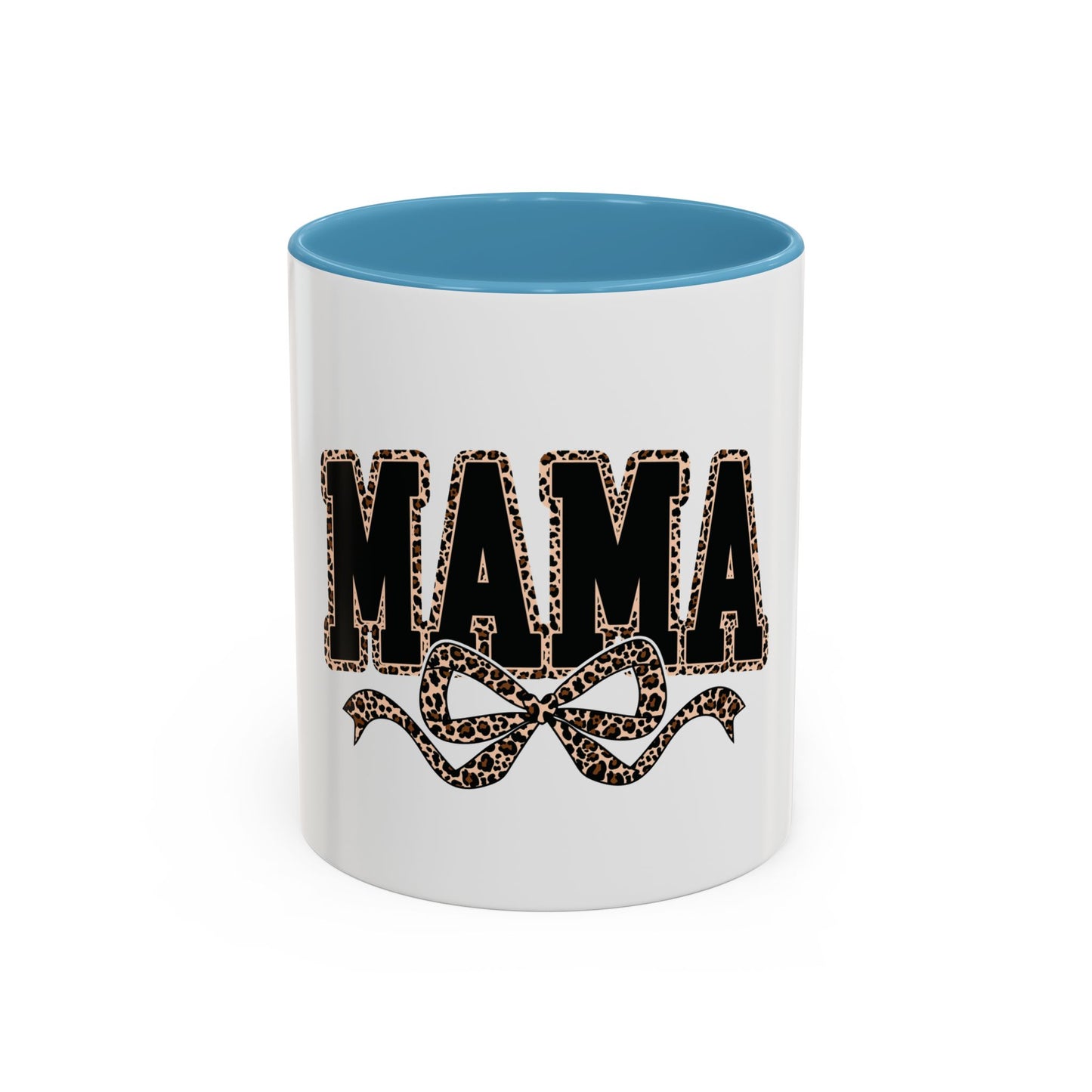 Mama Leopard Accent Coffee Mug — 11/15 oz Gift for Moms