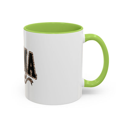 Mama Leopard Accent Coffee Mug — 11/15 oz Gift for Moms