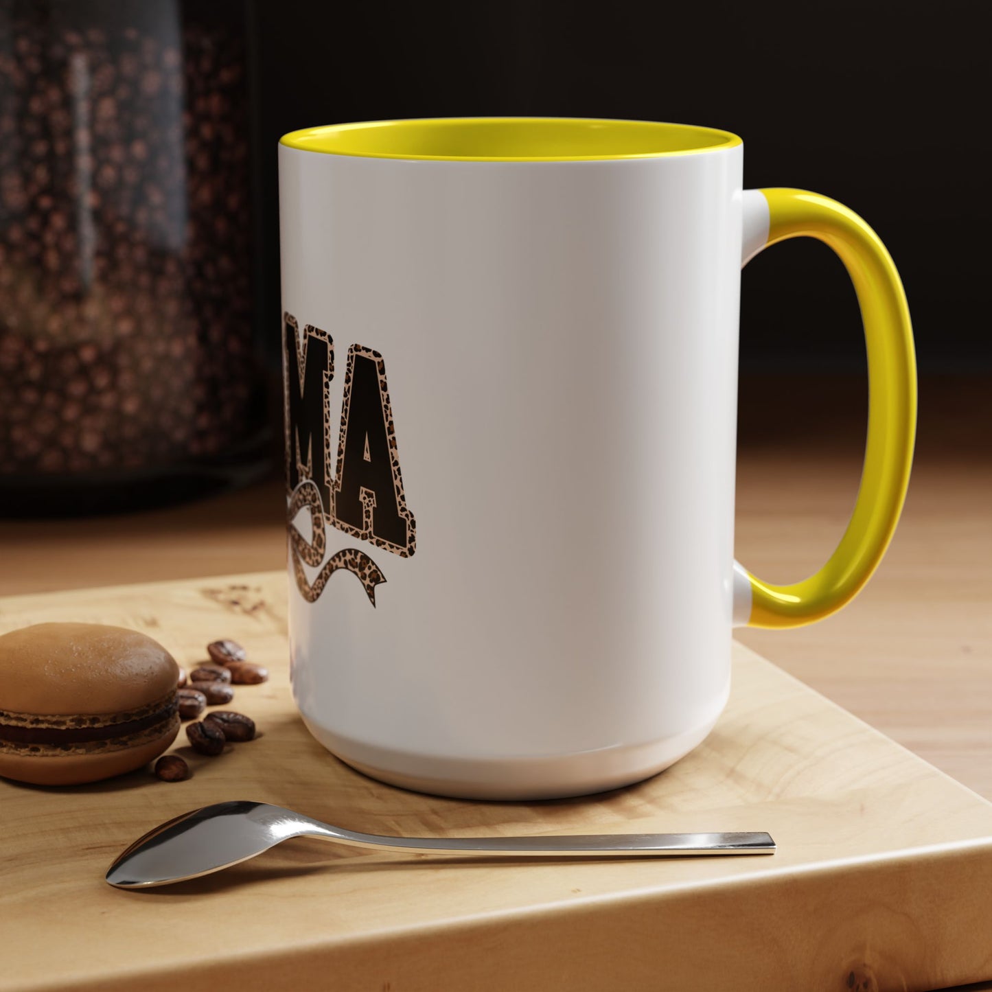 Mama Leopard Accent Coffee Mug — 11/15 oz Gift for Moms