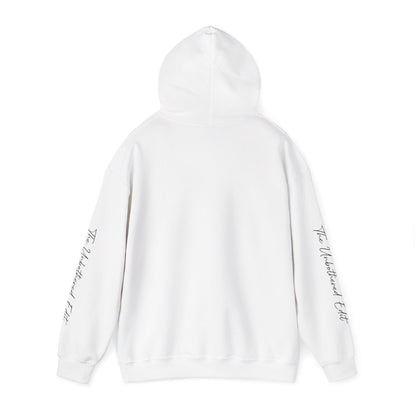 The Unbothered Edit Hoodie — Minimal Script Logo Pullover