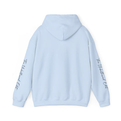 The Unbothered Edit Hoodie — Minimal Script Logo Pullover