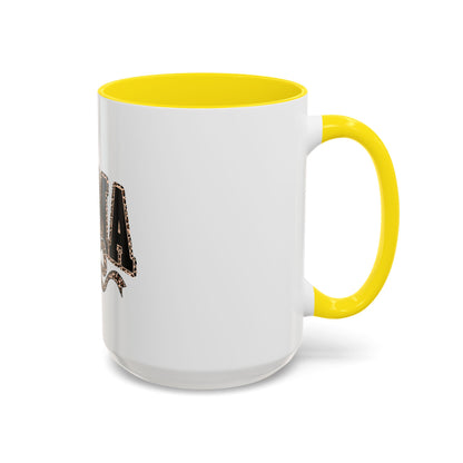 Mama Leopard Accent Coffee Mug — 11/15 oz Gift for Moms