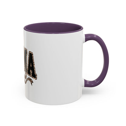 Mama Leopard Accent Coffee Mug — 11/15 oz Gift for Moms