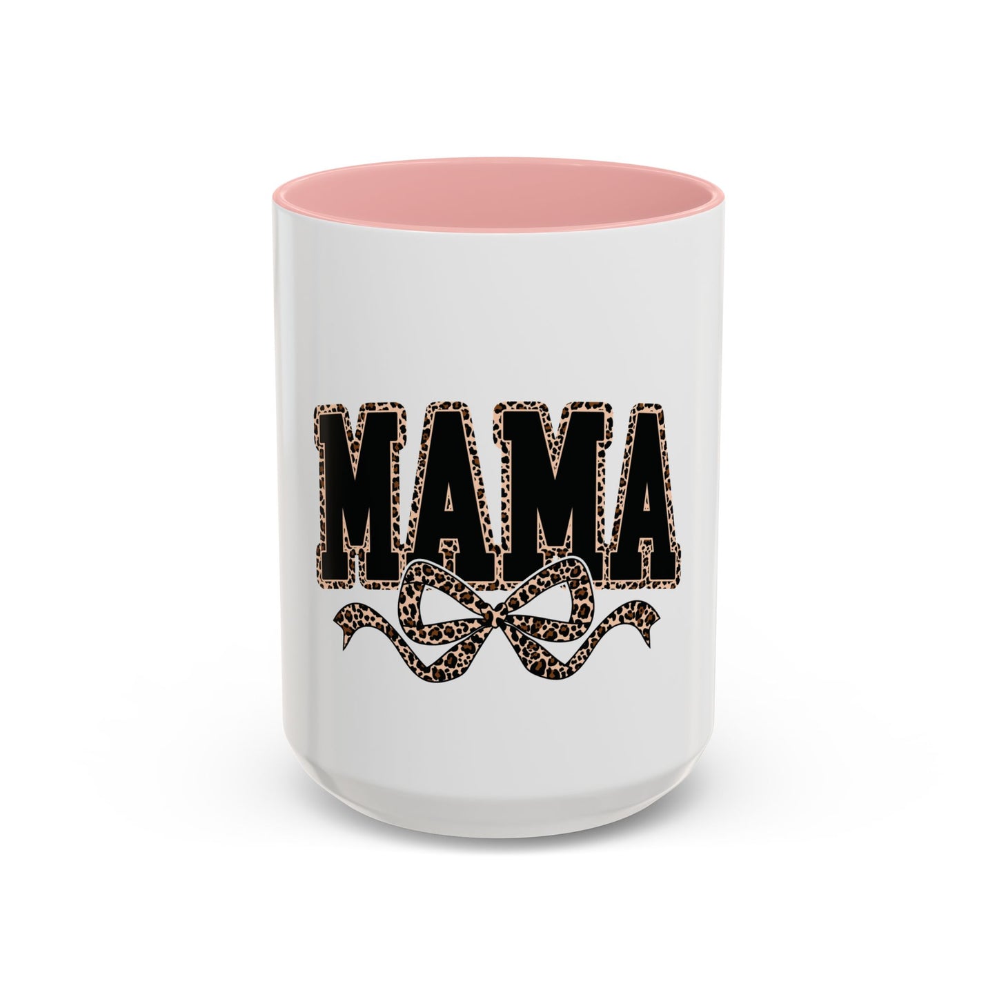 Mama Leopard Accent Coffee Mug — 11/15 oz Gift for Moms