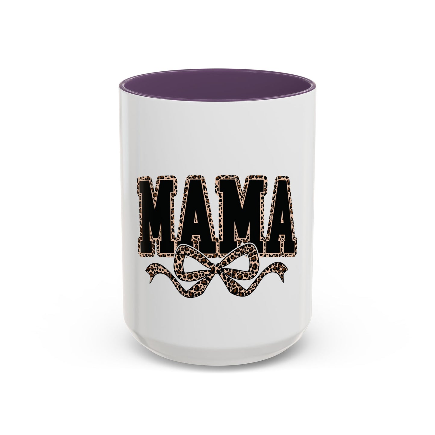 Mama Leopard Accent Coffee Mug — 11/15 oz Gift for Moms