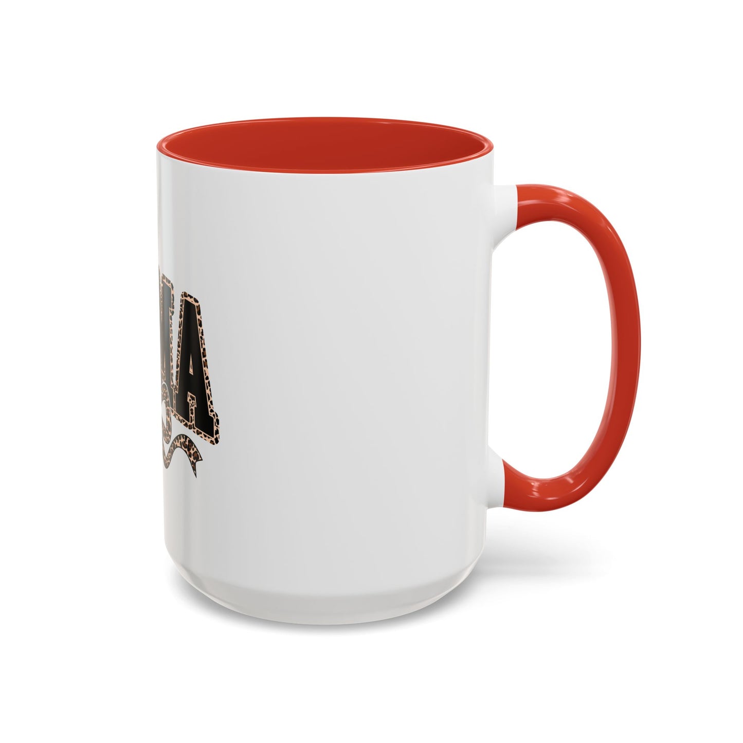 Mama Leopard Accent Coffee Mug — 11/15 oz Gift for Moms