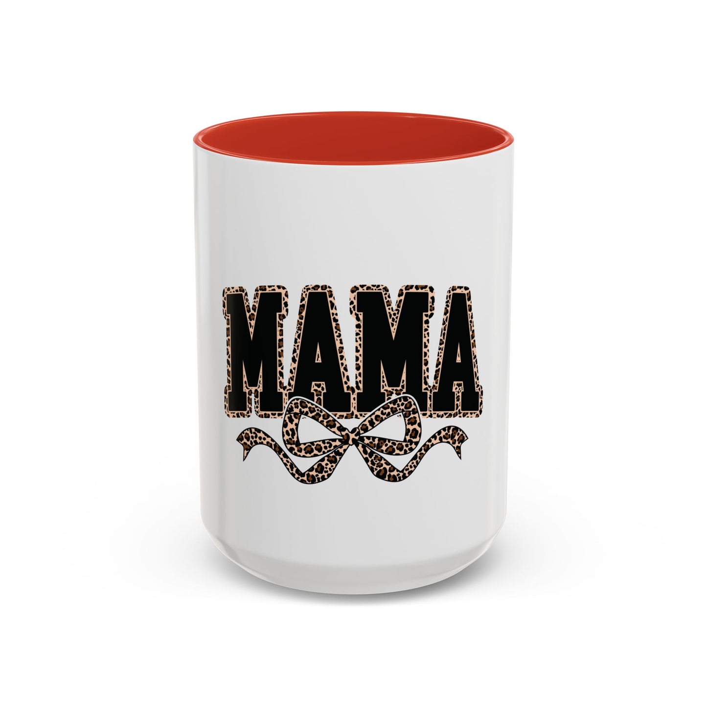 Mama Leopard Accent Coffee Mug — 11/15 oz Gift for Moms