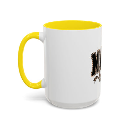 Mama Leopard Accent Coffee Mug — 11/15 oz Gift for Moms