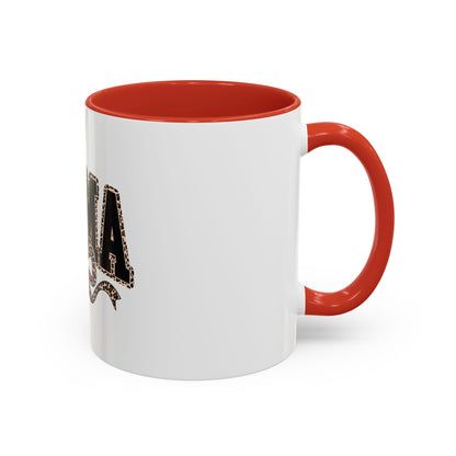 Mama Leopard Accent Coffee Mug — 11/15 oz Gift for Moms