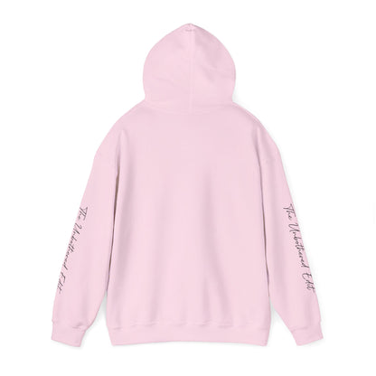 The Unbothered Edit Hoodie — Minimal Script Logo Pullover
