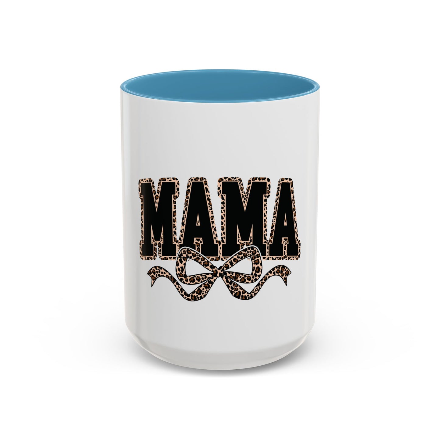 Mama Leopard Accent Coffee Mug — 11/15 oz Gift for Moms