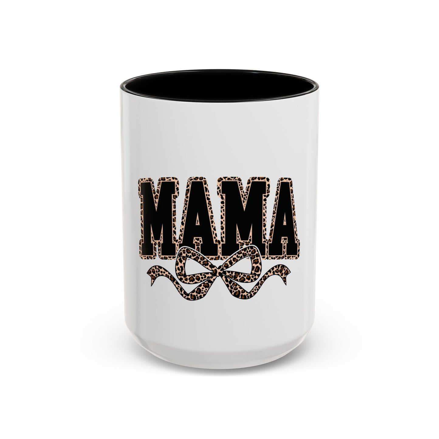 Mama Leopard Accent Coffee Mug — 11/15 oz Gift for Moms