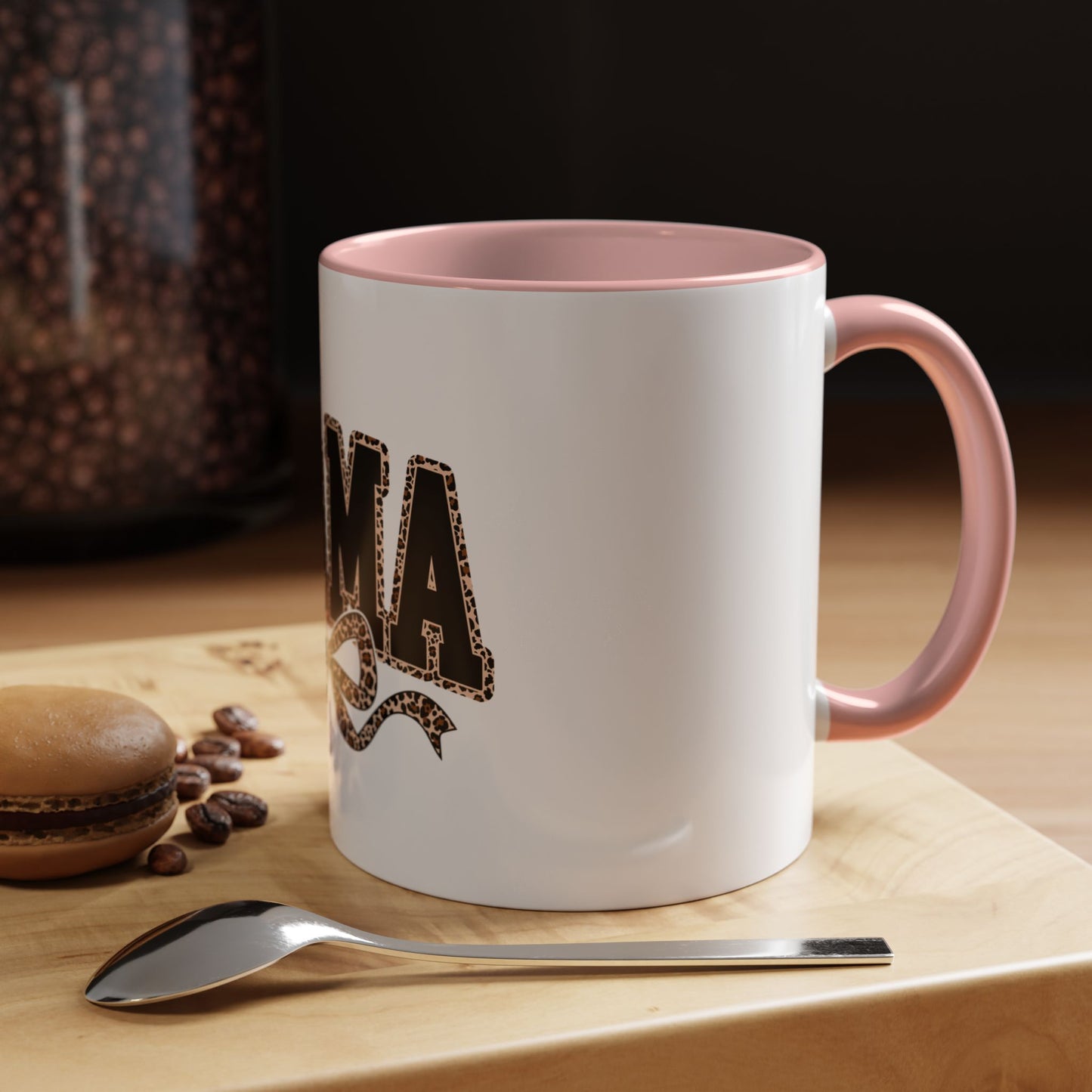 Mama Leopard Accent Coffee Mug — 11/15 oz Gift for Moms