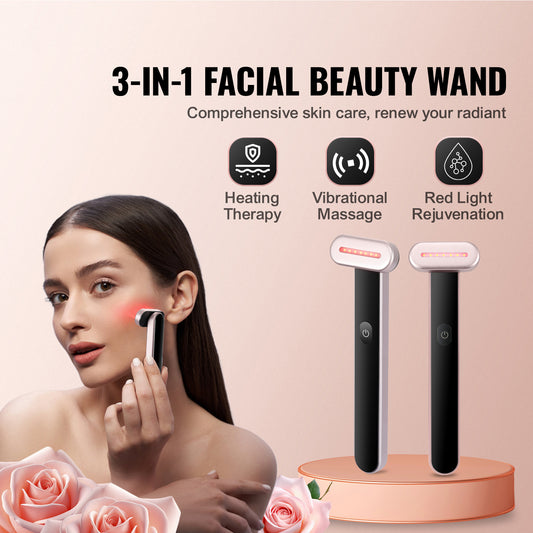 7Color LED Facial Wand Red Light Therapy Device