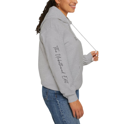 The Unbothered Edit Hoodie — Minimal Script Logo Pullover