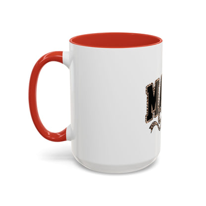 Mama Leopard Accent Coffee Mug — 11/15 oz Gift for Moms