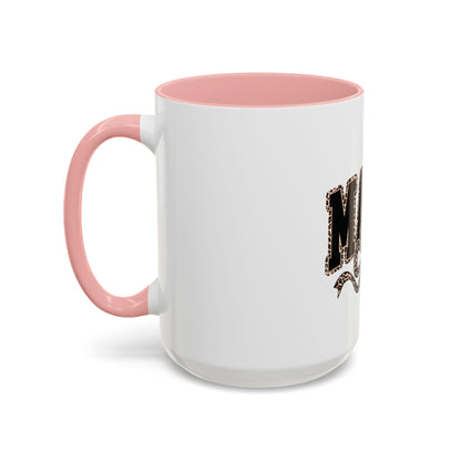 Mama Leopard Accent Coffee Mug — 11/15 oz Gift for Moms