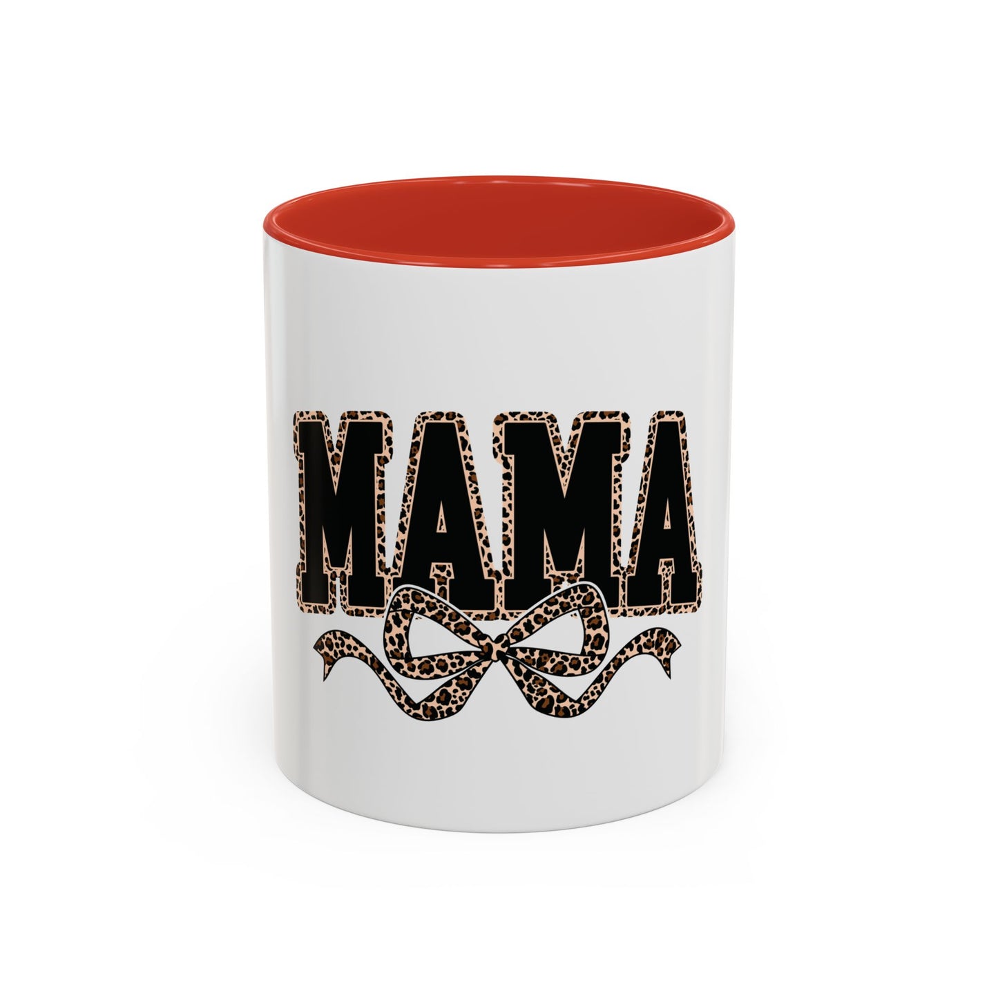 Mama Leopard Accent Coffee Mug — 11/15 oz Gift for Moms