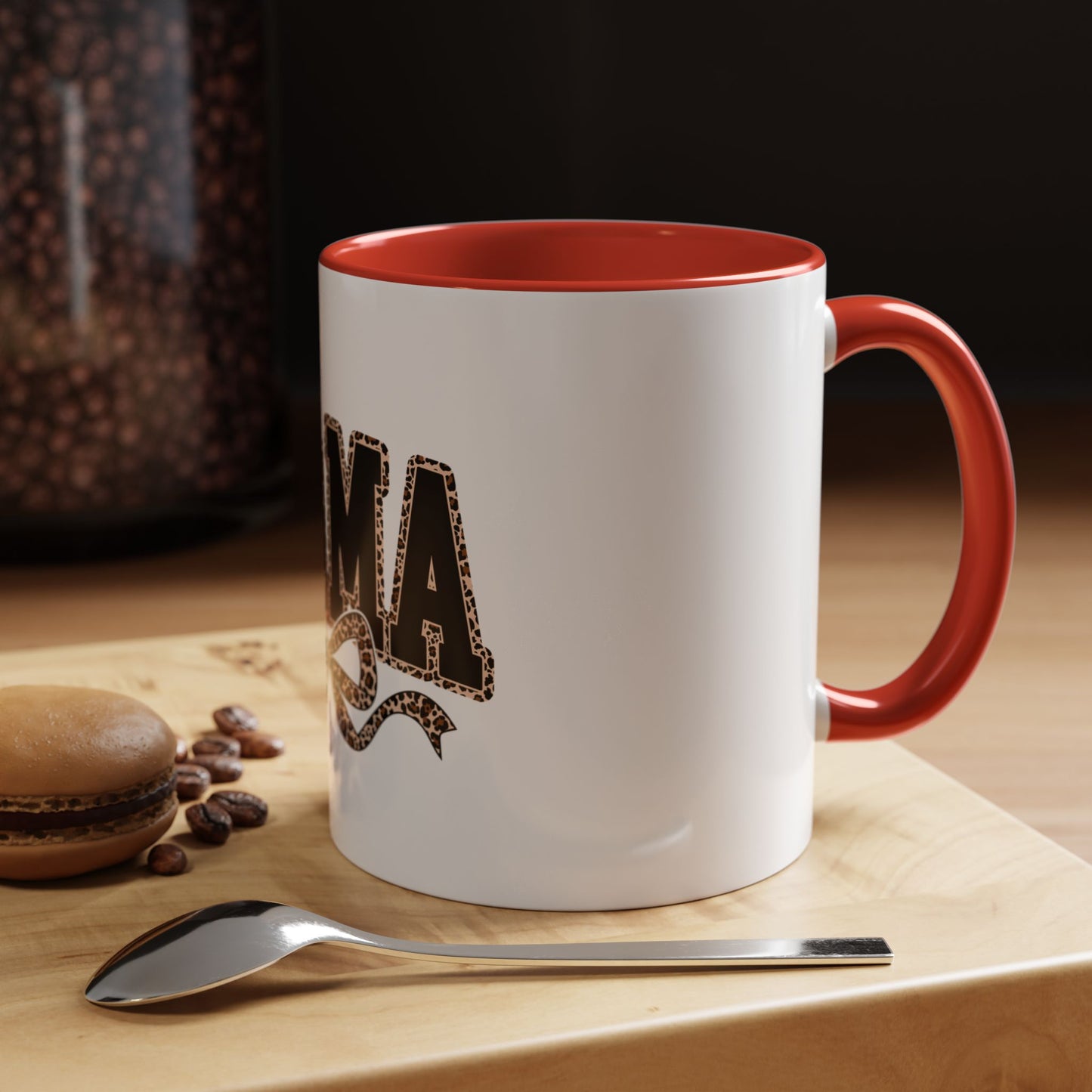 Mama Leopard Accent Coffee Mug — 11/15 oz Gift for Moms