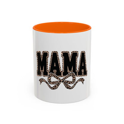 Mama Leopard Accent Coffee Mug — 11/15 oz Gift for Moms