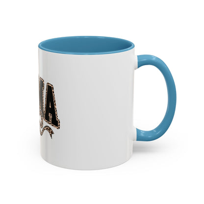 Mama Leopard Accent Coffee Mug — 11/15 oz Gift for Moms