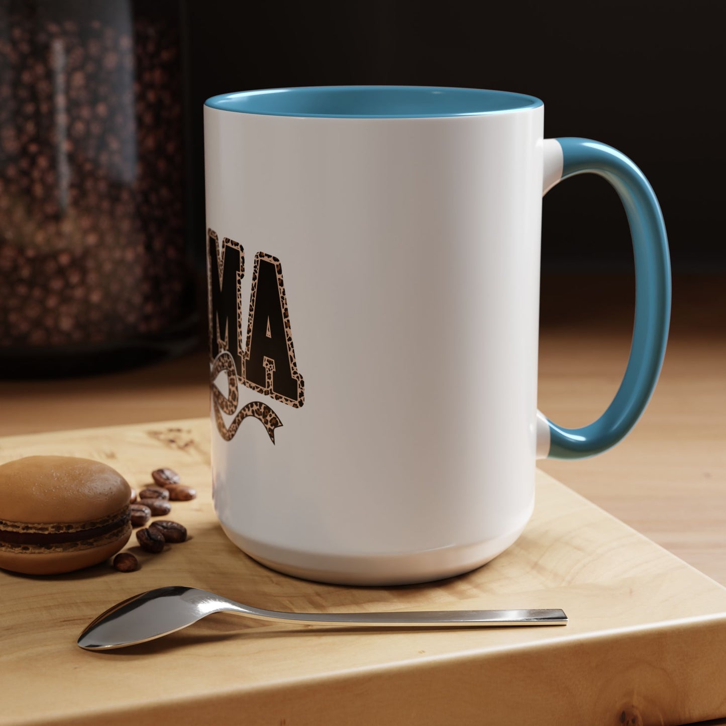 Mama Leopard Accent Coffee Mug — 11/15 oz Gift for Moms
