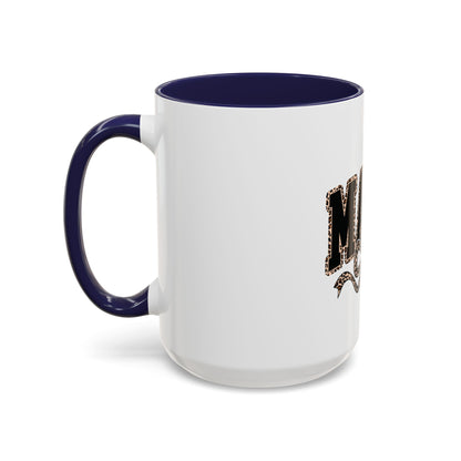 Mama Leopard Accent Coffee Mug — 11/15 oz Gift for Moms