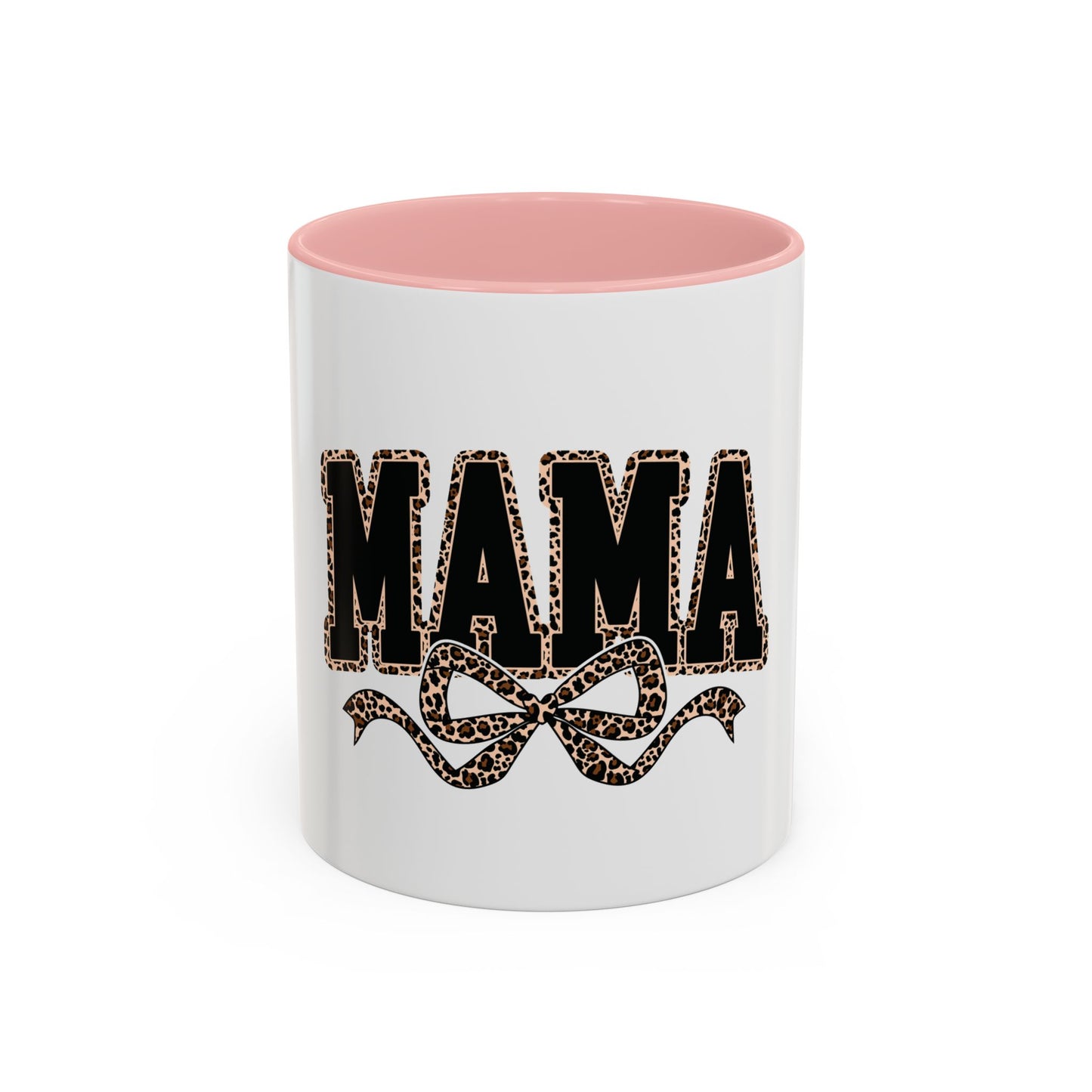 Mama Leopard Accent Coffee Mug — 11/15 oz Gift for Moms