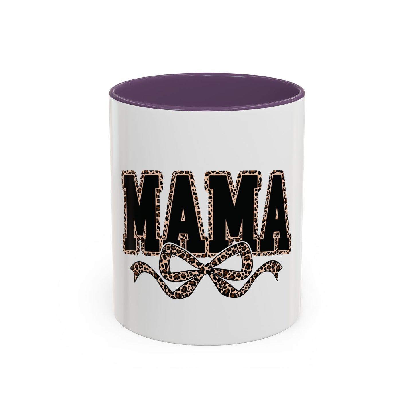 Mama Leopard Accent Coffee Mug — 11/15 oz Gift for Moms